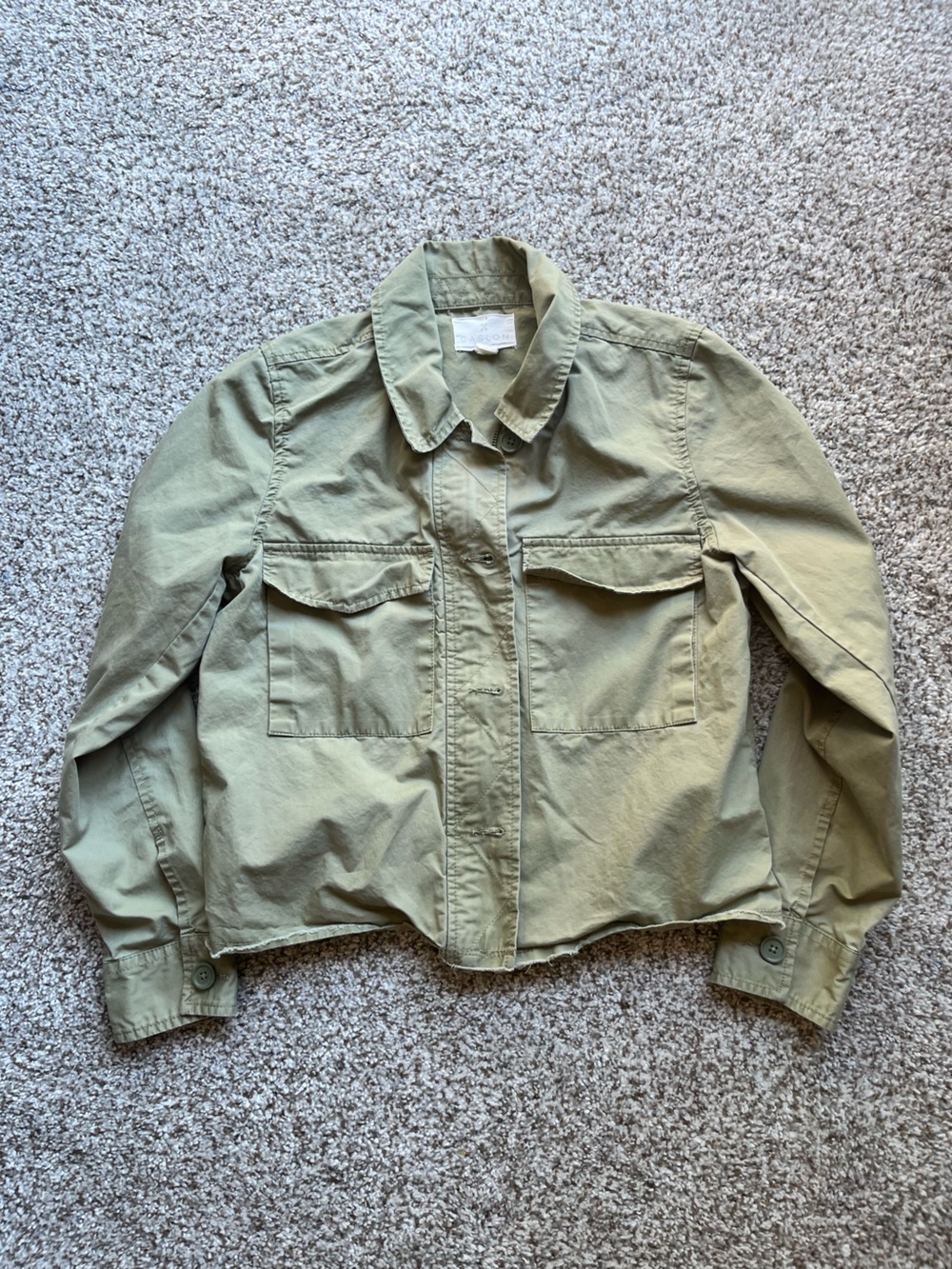 Caslon Olive Green Cargo Jacket